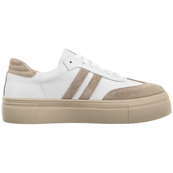 Sneakersy Filippo Białe/Beżowe DP6841/25 WH BE – zdjęcie 3