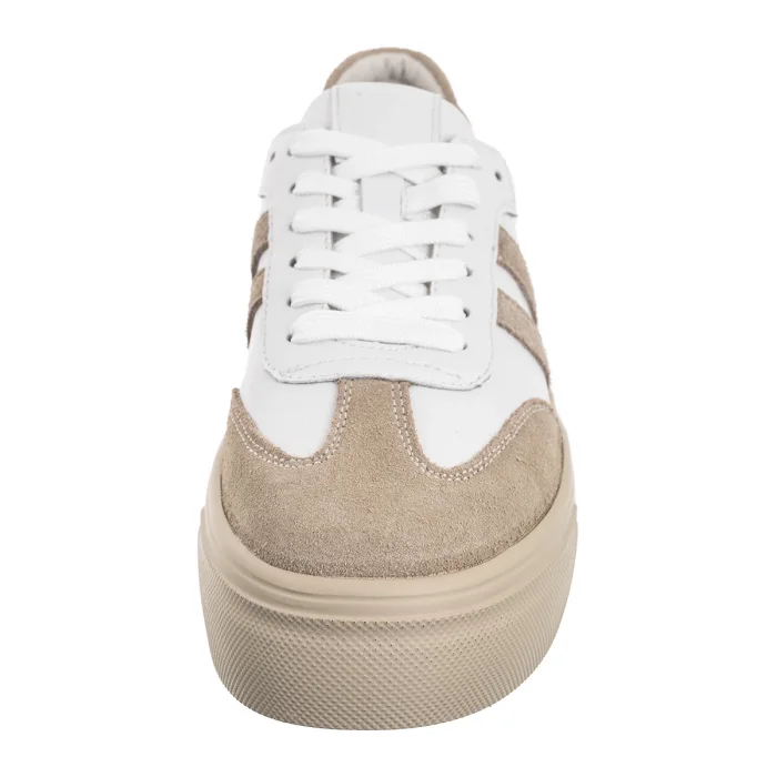Sneakersy Filippo Białe/Beżowe DP6841/25 WH BE – zdjęcie 4