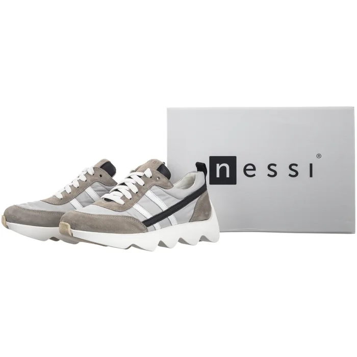 Sneakersy Nessi Szare 24590 – zdjęcie 8