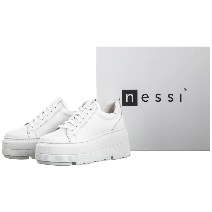 Sneakersy Nessi Białe 24577__ – zdjęcie 8
