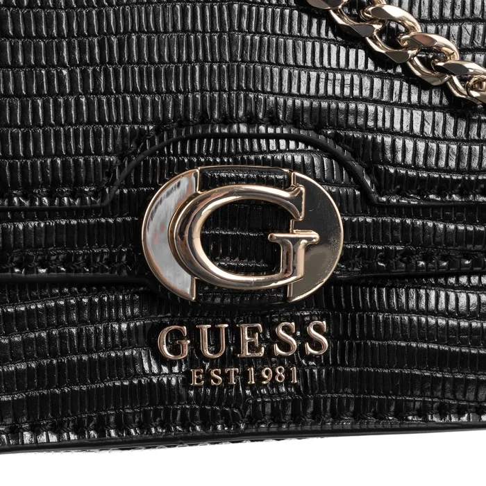 Torebka Guess Orlina Mini Cnvrtbl Xbody Flap HWKG95 31780 Black – zdjęcie 4