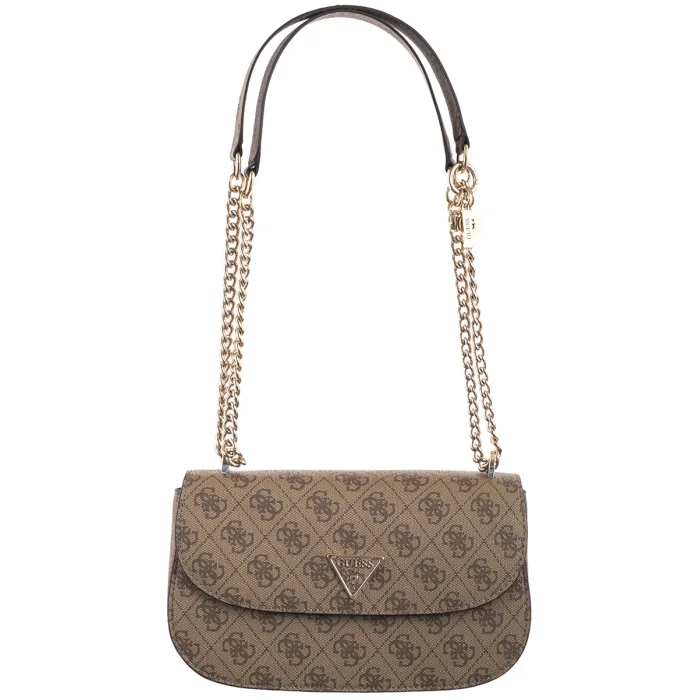 Torebka Listonoszka Guess Eco Erica Cnvrtble Xbody Flap HWESG9 51021 Latte Logo – zdjęcie 6