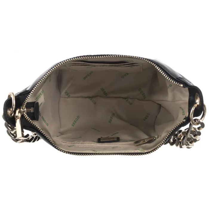 Torebka Guess Eco Evaine Top Zip Shldr Bag HWEVG9 53517 Black – zdjęcie 6