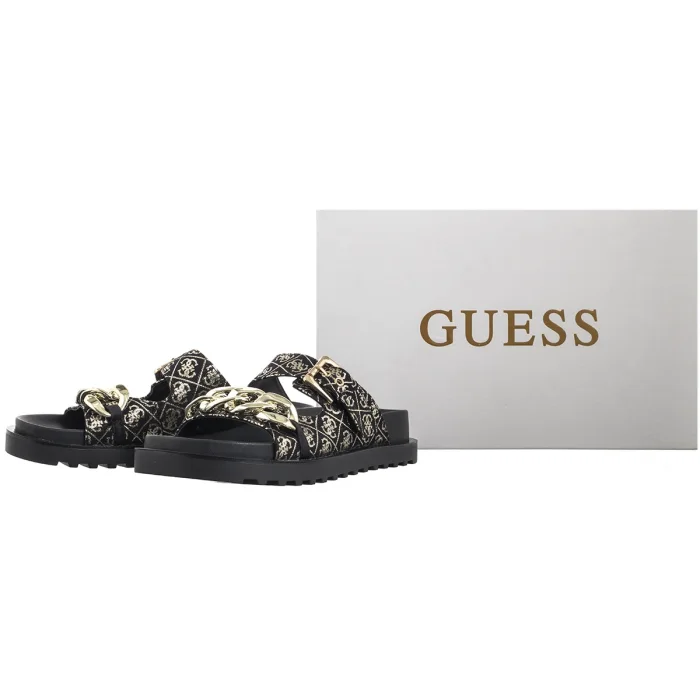Klapki Guess FATEMA2 BLKPL FL6FT2 FAL03 – zdjęcie 8