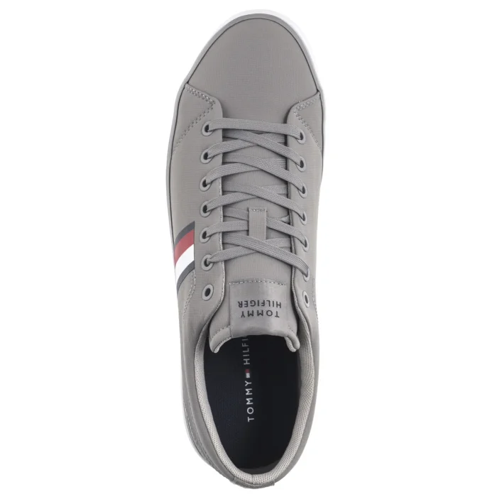 Tenisówki Tommy Hilfiger TH Hi Vulc Low Core Stripes Mesh Universal Grey FM0FM05393 PRY – zdjęcie 8