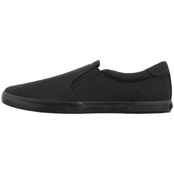 Tenisówki Tommy Hilfiger Iconic Slip On Sneaker FM0FM00597-0GK Triple Black – zdjęcie 2