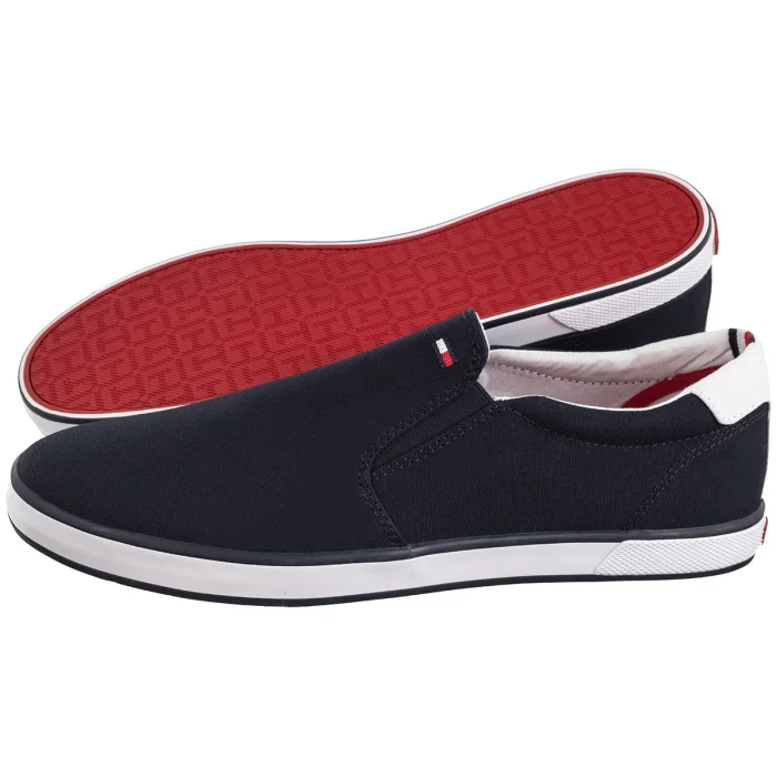 Tenisówki Tommy Hilfiger Iconic Slip On Sneaker FM0FM00597-403 Midnight – zdjęcie 1