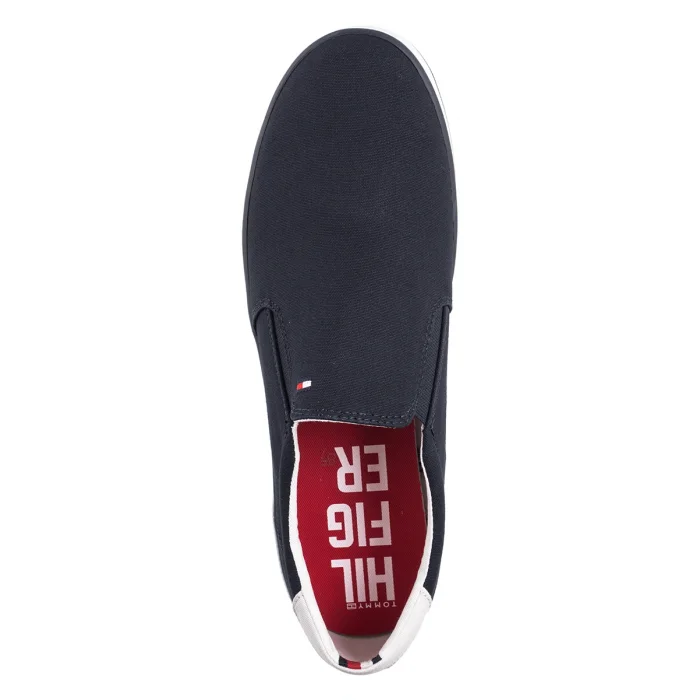 Tenisówki Tommy Hilfiger Iconic Slip On Sneaker FM0FM00597-403 Midnight – zdjęcie 7