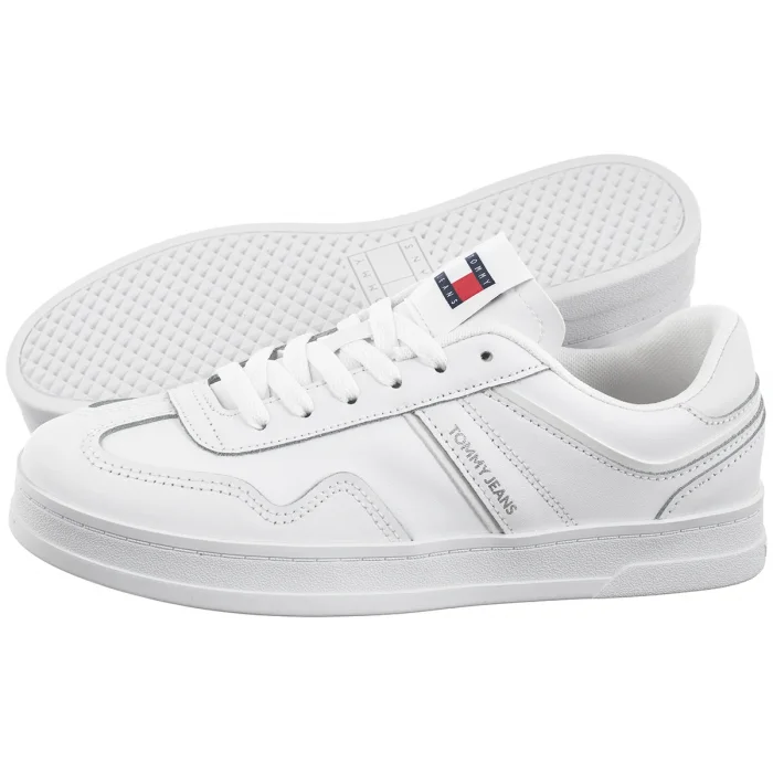 Sneakersy  Tommy Hilfiger The Greenwich Leather White EN0EN02794 YBS  – zdjęcie 1