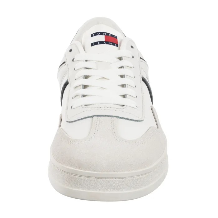 Tenisówki Tommy Hilfiger The Greenwich Leather Ecru EM0EM01571 TCR – zdjęcie 4