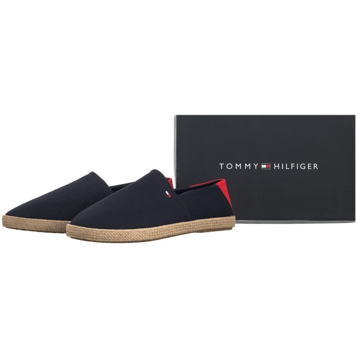 Espadryle Tommy Hilfiger Hilfiger Espadrille Core Textile Desert Sky FM0FM05353 DW5 – zdjęcie 8