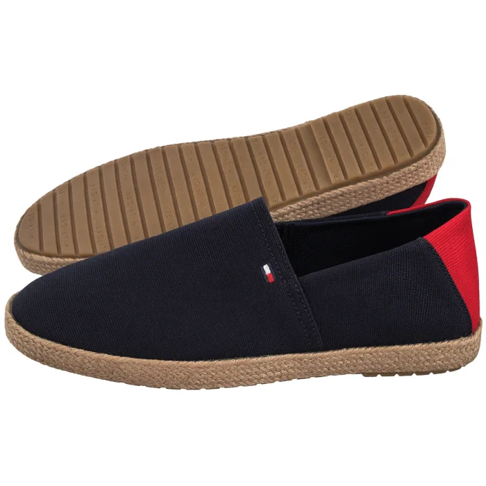 Espadryle Tommy Hilfiger Hilfiger Espadrille Core Textile Desert Sky FM0FM05353 DW5 – zdjęcie 1