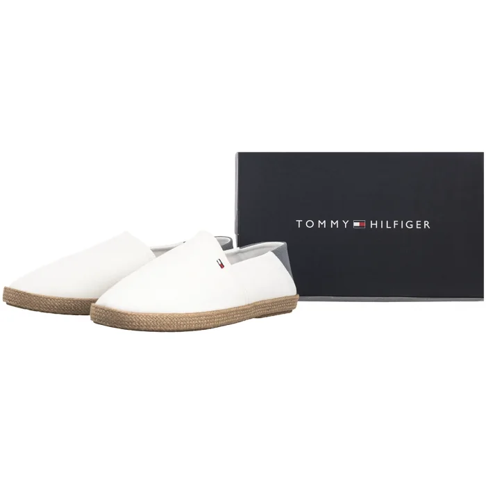 Espadryle Tommy Hilfiger Hilfiger Espadrille Core Textile Ecru FM0FM05353 YBL – zdjęcie 9