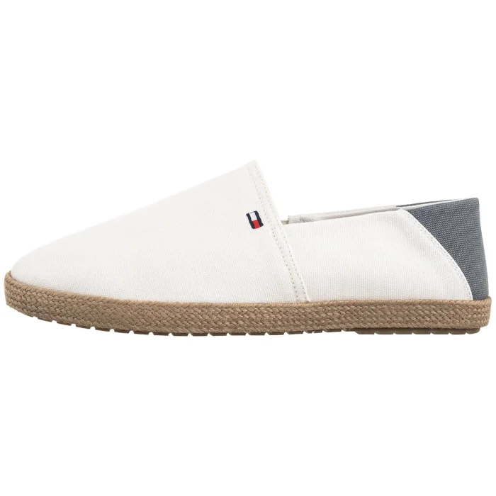 Espadryle Tommy Hilfiger Hilfiger Espadrille Core Textile Ecru FM0FM05353 YBL – zdjęcie 3