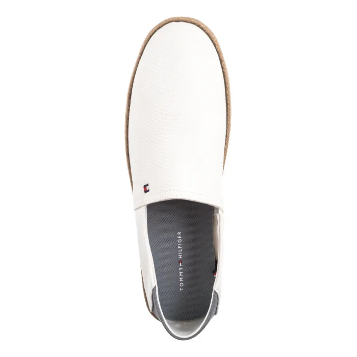 Espadryle Tommy Hilfiger Hilfiger Espadrille Core Textile Ecru FM0FM05353 YBL – zdjęcie 7