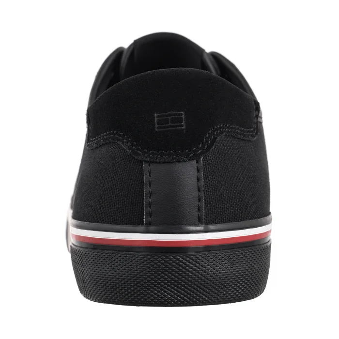 Tenisówki Tommy Hilfiger Core Corporate Vulc Canvas Black FM0FM05398 BDS – zdjęcie 6