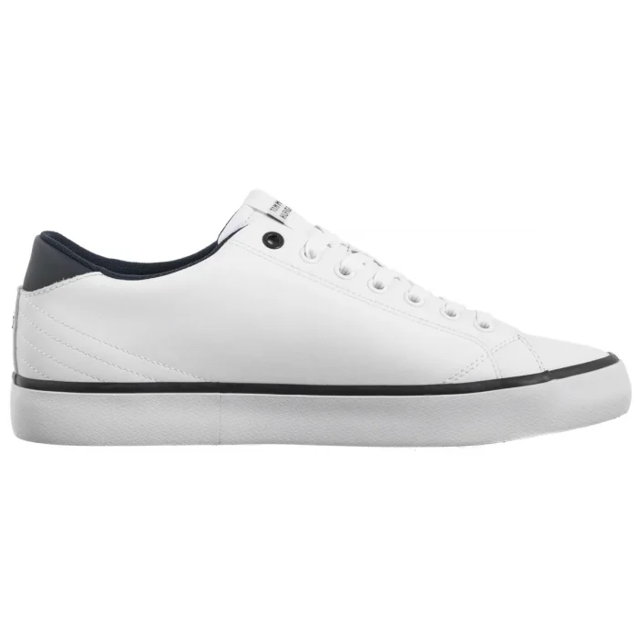 Buty Tommy Hilfiger TH Hi Vulc Core Low Leather White FM0FM05041 YBS – zdjęcie 4