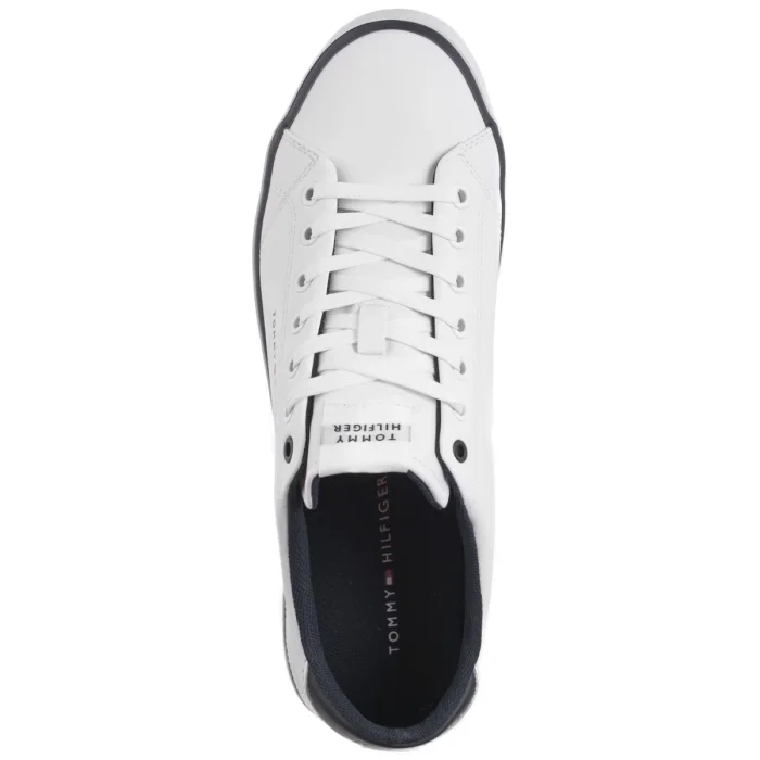 Buty Tommy Hilfiger TH Hi Vulc Core Low Leather White FM0FM05041 YBS – zdjęcie 7