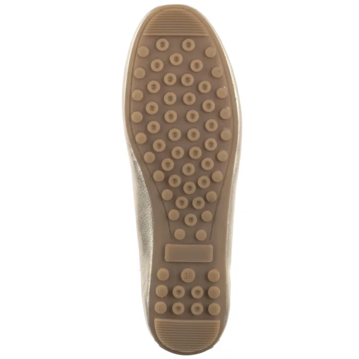 Mokasyny Caprice Złote 9-24651-42 959 Platin Metal – zdjęcie 7