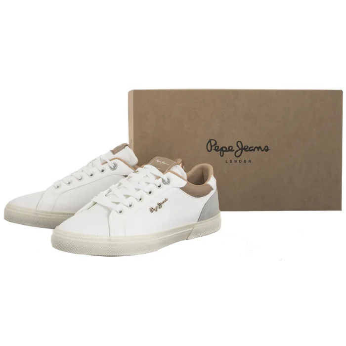 Sneakersy Pepe Jeans Kenton Court Golden Ochre Brown PLS31588 142 – zdjęcie 8