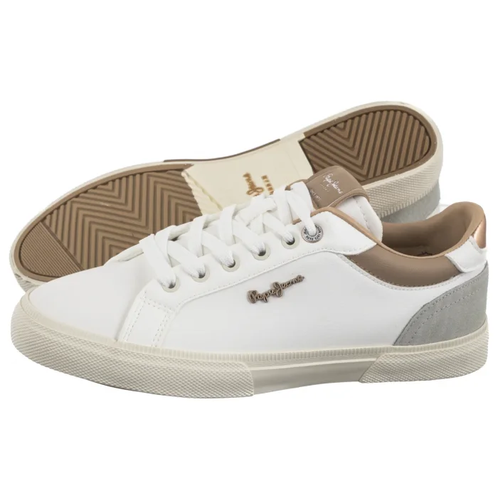 Sneakersy Pepe Jeans Kenton Court Golden Ochre Brown PLS31588 142 – zdjęcie 1