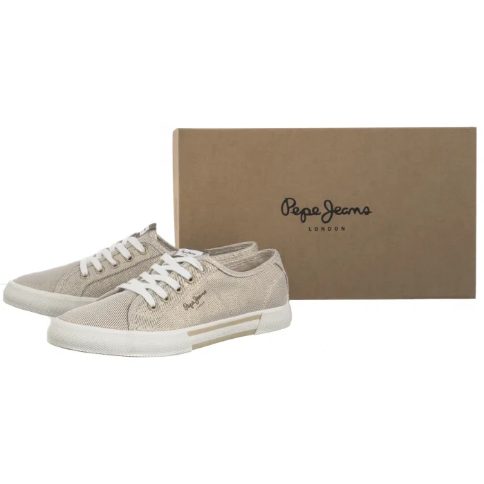 Tenisówki Pepe Jeans Brady Party W Gold PLS31439 099 – zdjęcie 8