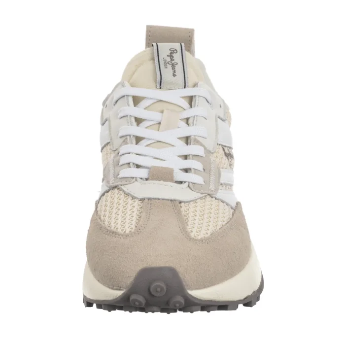 Sneakersy Pepe Jeans Lucky Knit Mousse White PLS60041 808 – zdjęcie 4