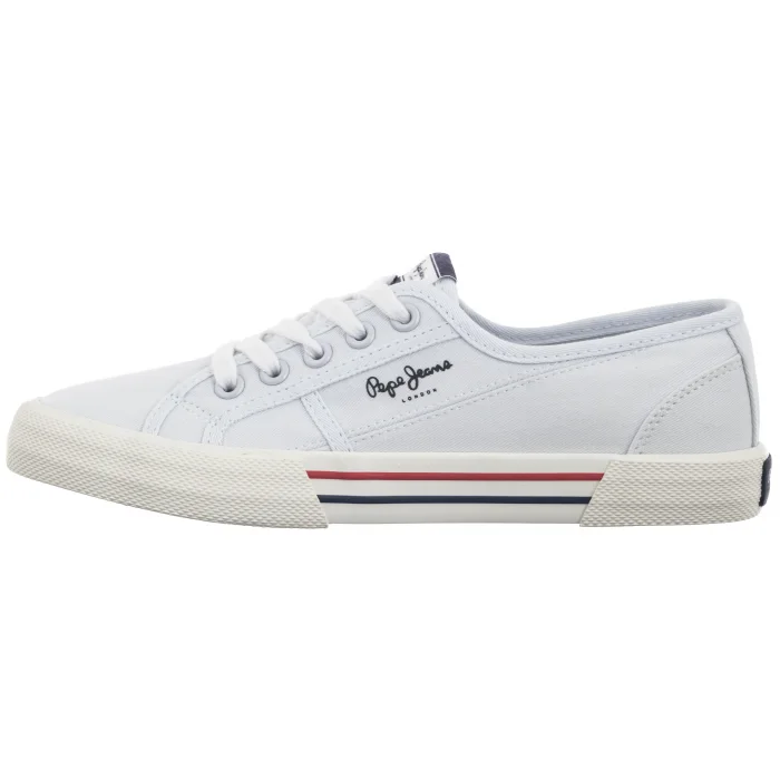 Tenisówki Pepe Jeans Brady Basic W White PLS31287 800 – zdjęcie 2