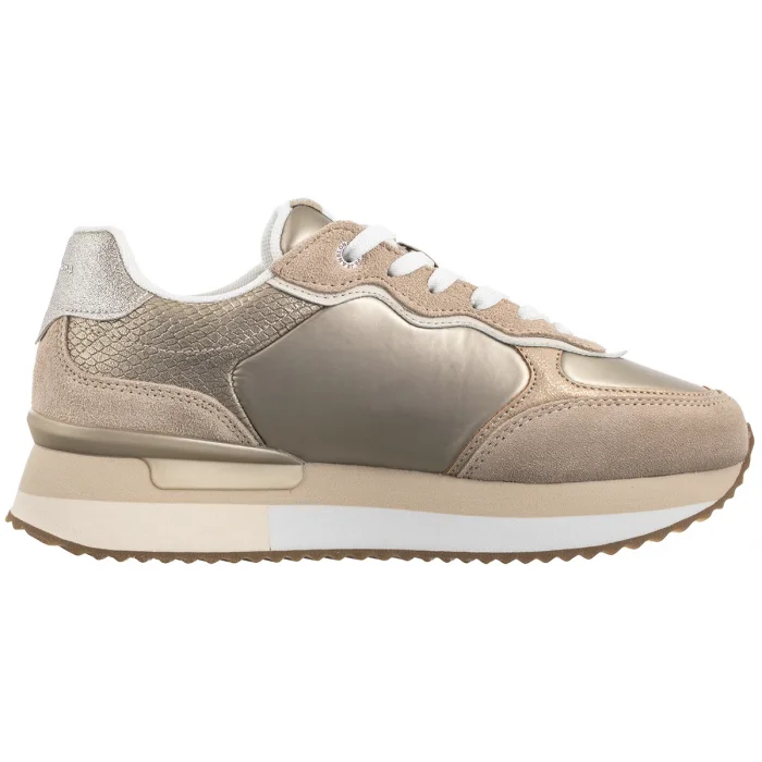 Sneakersy Pepe Jeans Rusper Shine Sand Beige PLS60033 847 – zdjęcie 3