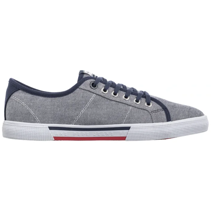 Tenisówki Pepe Jeans Brady Men Chambray PMS30817 564 – zdjęcie 3