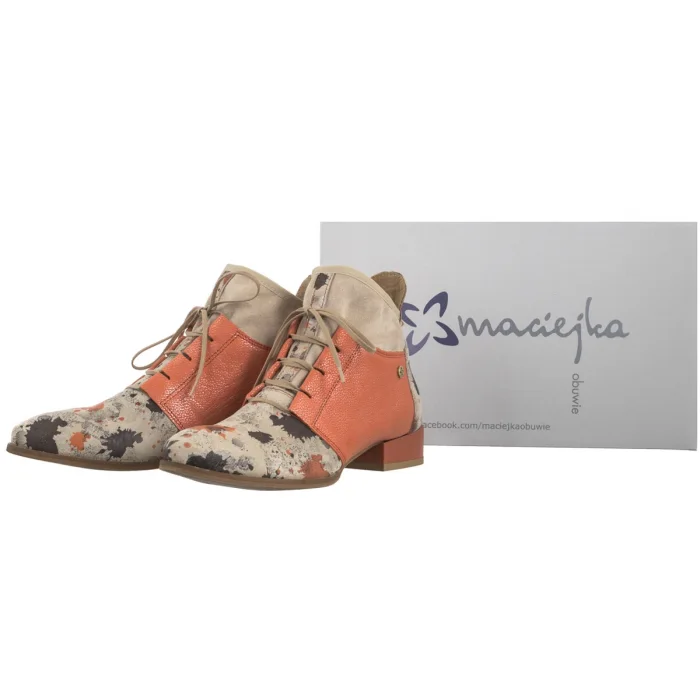 Botki Maciejka Pomarańczowe 04744-52/00-5 – zdjęcie 7