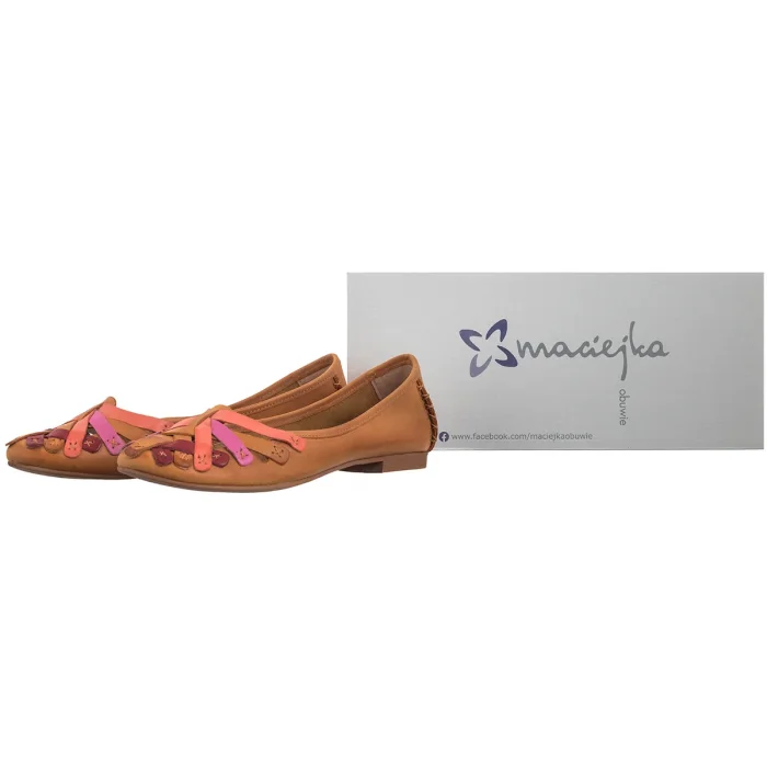 Baleriny Maciejka Musztardowe 01358-07/00-0 – zdjęcie 8