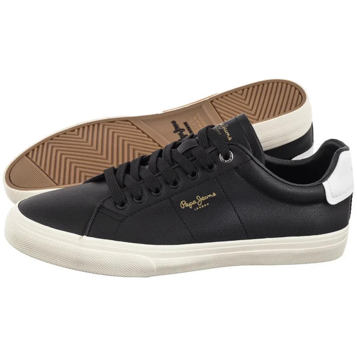 Sneakersy Pepe Jeans Kenton Fresh M Black PMS31076 999 – zdjęcie 1