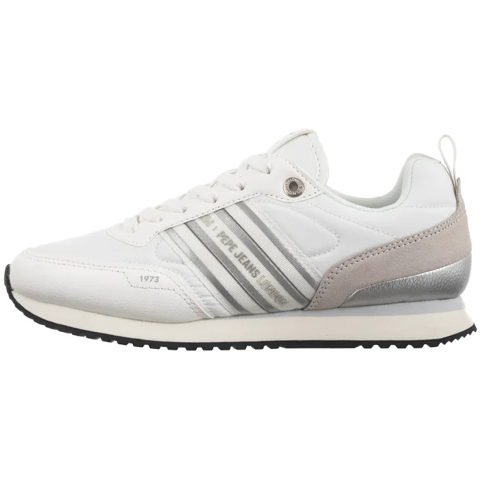 Sneakersy Pepe Jeans Dublin Half W White PLS40035 800 – zdjęcie 2