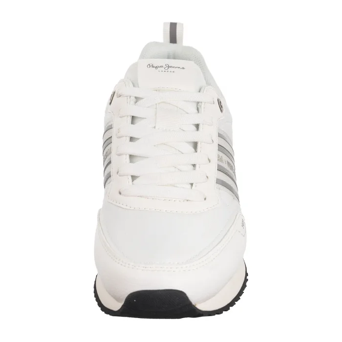 Sneakersy Pepe Jeans Dublin Half W White PLS40035 800 – zdjęcie 4