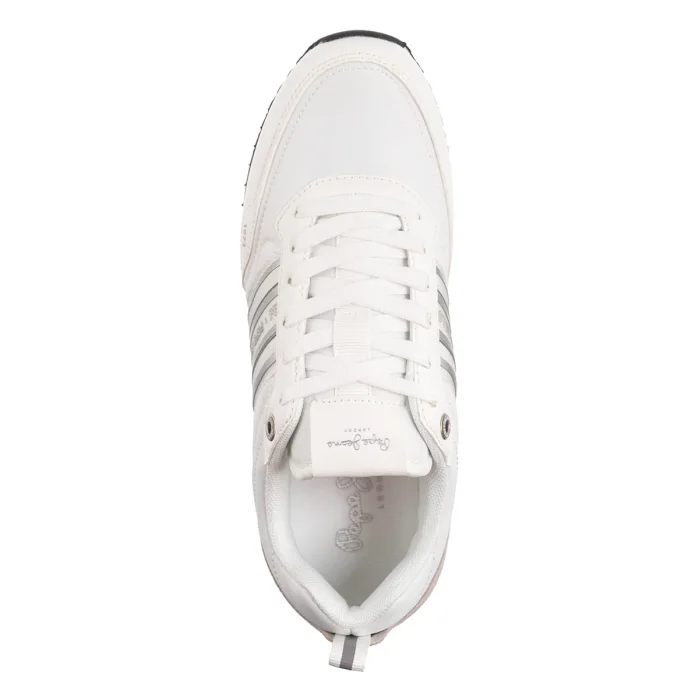Sneakersy Pepe Jeans Dublin Half W White PLS40035 800 – zdjęcie 6