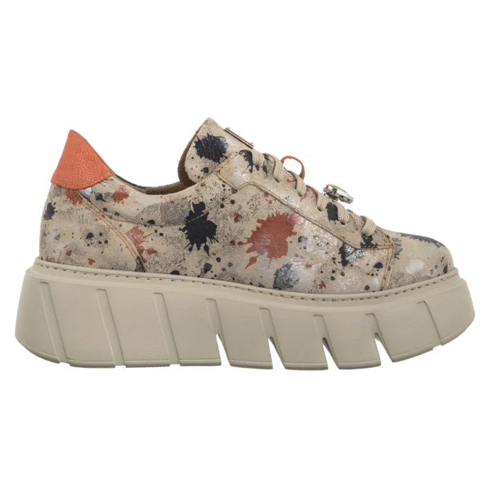 Sneakersy Maciejka Pomarańczowo-Beżowe 06891-18/00-8 – zdjęcie 3
