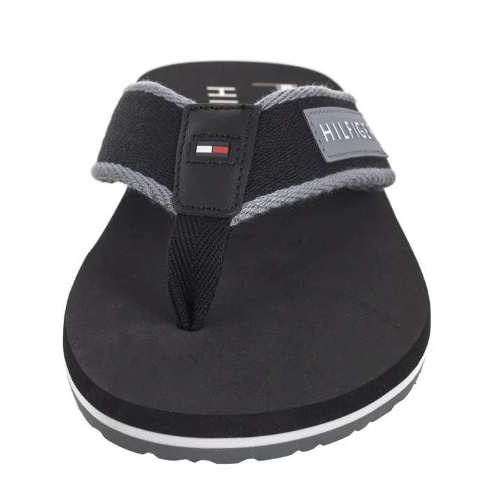 Japonki Tommy Hilfiger Patch Hilfiger Beach Sandal Black FM0FM05435 BDS – zdjęcie 5