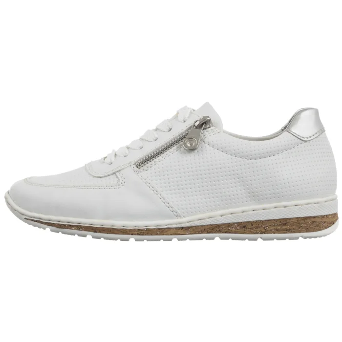 Sneakersy Rieker Białe N5127-80 White – zdjęcie 2