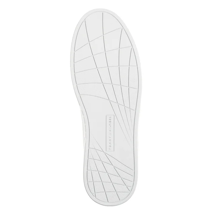 Sneakersy Tommy Hilfiger Icon Court Lth Flag Ess White FM0FM05317 YBS – zdjęcie 8