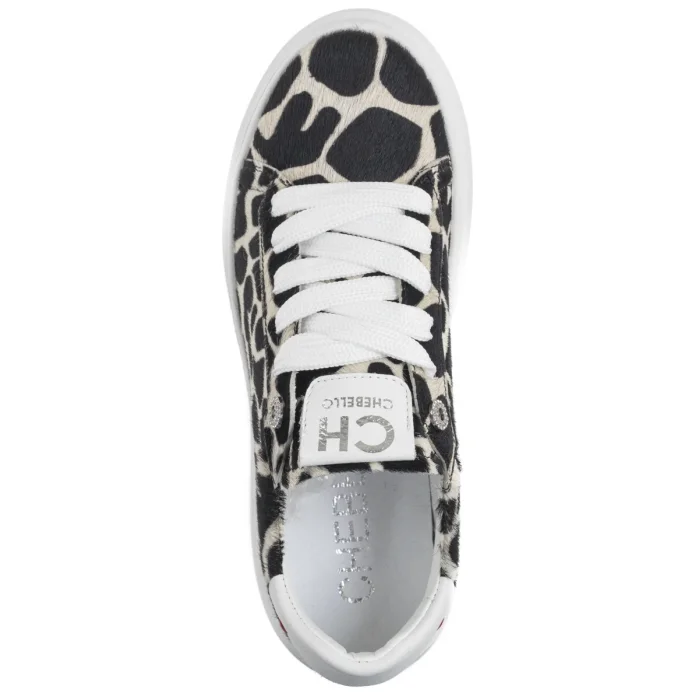 Sneakersy CheBello Czarne/Beżowe 4719-516-154-PSK-S389 – zdjęcie 6