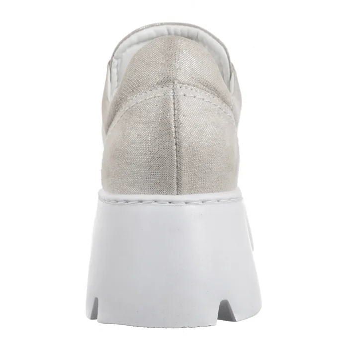 Półbuty CheBello Srebrne 4632-512-000-PSK-S385 – zdjęcie 5