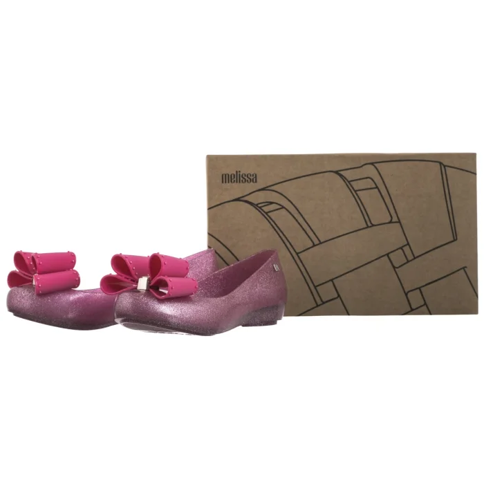 Baleriny Melissa Ultragirl Classic Bow 35965/BC919 Glitter Pink – zdjęcie 8