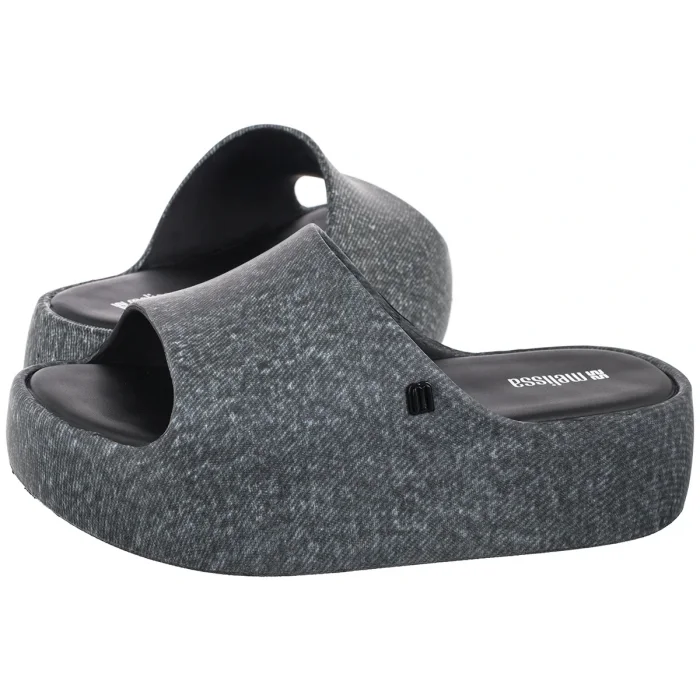 Klapki Melissa Free Platform Slide Denim AD 36149/BG691 Black Jeans – zdjęcie 1