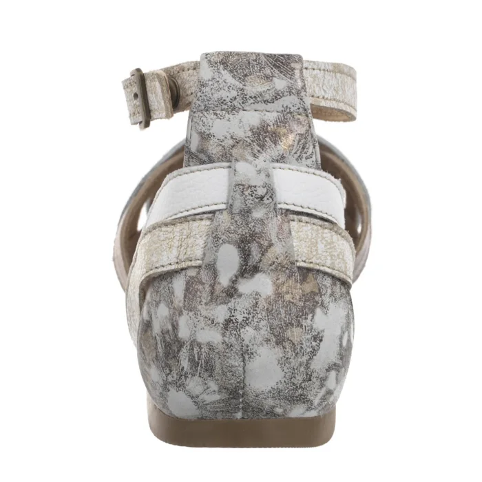 Sandały Maciejka Złoto-Białe 01924-48/00-5 – zdjęcie 7