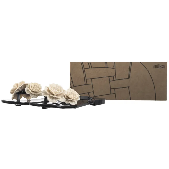 Japonki Melissa Harmonic Springtime AD 35704/AT136 Black/Beige – zdjęcie 8