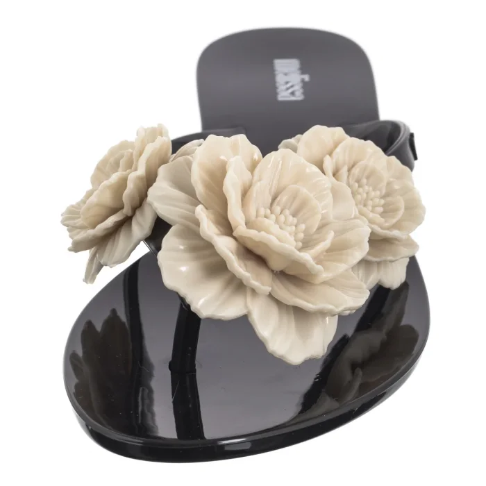 Japonki Melissa Harmonic Springtime AD 35704/AT136 Black/Beige – zdjęcie 4