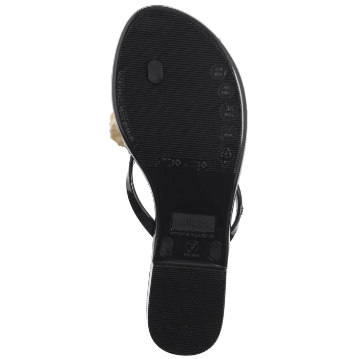 Japonki Melissa Harmonic Springtime AD 35704/AT136 Black/Beige – zdjęcie 7