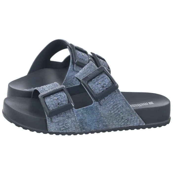 Klapki Melissa Cozy M Lover Slide Den 36146/BG680 Jeans Blue – zdjęcie 1
