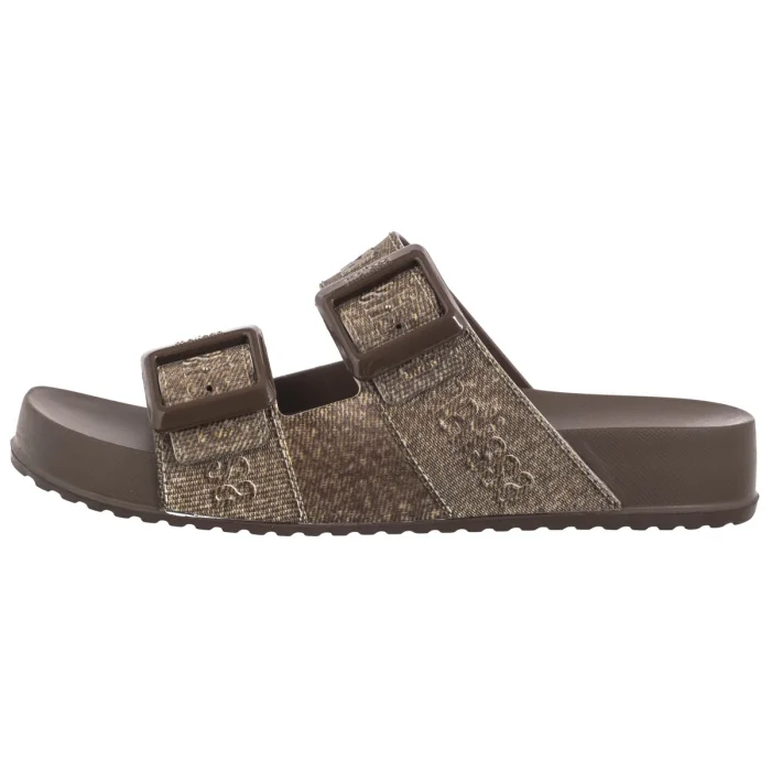 Klapki Melissa Cozy M Lover Slide Den 36146/BG682 Brown Jeans – zdjęcie 2